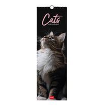 Calendrier mural 2026 Legami - Cats - 16 x 49 cm