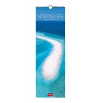 Calendrier mural 2026 Legami - Vitamin Sea - 16 x 49 cm