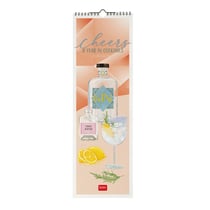 Calendrier mural 2026 Legami - Cheers - 16 x 49 cm