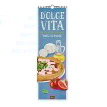 Calendrier mural 2026 Legami - La Dolce Vita - 16 x 49 cm