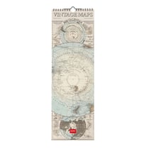 Calendrier mural 2026 Legami - Vintage Maps - 16 x 49 cm
