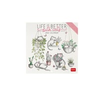 Calendrier mural 2026 Legami - Sketchy Cats - 18 x 18 cm