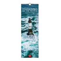 Calendrier mural 2026 Legami - Lighthouses of the world - 16 x 49 cm
