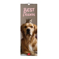 Calendrier mural 2026 Legami - Best Friends - 16 x 49 cm
