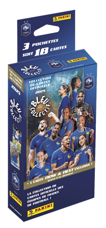 Blister 3 pochettes + carte édition limitée Panini France - French Football Federation 2025