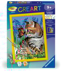 Créart : Chat et son compagnon le papillon - Ravensburger