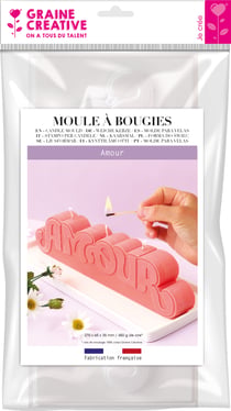 Moule à bougies Graine Créative - Amour