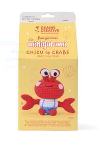 Kit minigurumi Graine Créative - Crabe - 10 cm