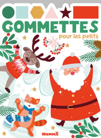 Gommettes pour les petits : Père Noël, renne, chat