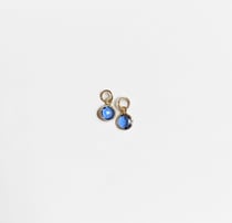 Pendentifs en verre bleu