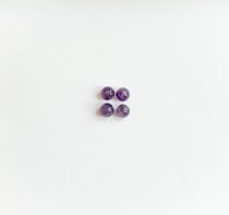 Pierres naturelles violettes 6 mm