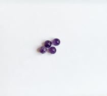 Pierres naturelles violettes 8 mm