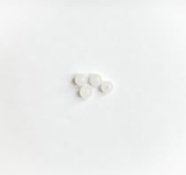 Pierres synthétiques blanches 6 mm