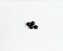 Pierres naturelles noires 8 mm
