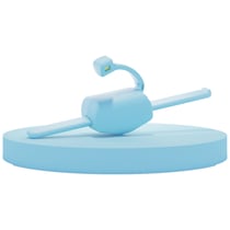 Lampe de lecture 3-en-1 Lizia - Bleu