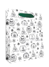 Sac cadeau - Boutique de Noël - Taille M