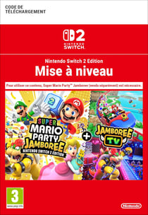Code de téléchargement Mise à niveau Nintendo Switch 2 Edition + Jamboree TV