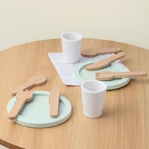 Ma première dînette en bois - 12 pièces