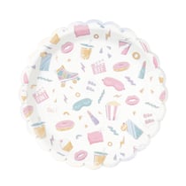 Lot de 8 assiettes - Pyjama Party - Tim & Puce Factory