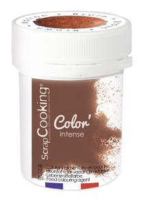 Colorant alimentaire en poudre ScrapCooking®- Marron - 5 g