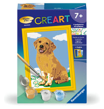 Peinture au numéro Ravensburger - CreArt Kids - Joli petit chiot - 8 x 12 cm