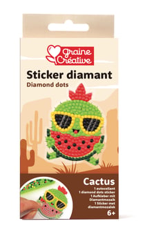 Sticker Diamant Cactus - Graine Creative
