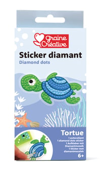 Sticker Diamant Tortue - Graine Creative