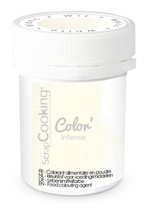 Colorant alimentaire en poudre ScrapCooking - Blanc - 5 g