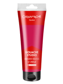 Tube 250 ml de peinture Caran d’Ache Gouache Studio - Magenta