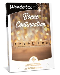 Wonderbox - Bonne continuation