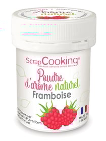 Poudre d'arôme naturel ScrapCooking® - Framboise - 15 g