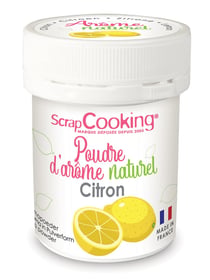 Poudre d'arôme naturel ScrapCooking® - Citron - 15 g