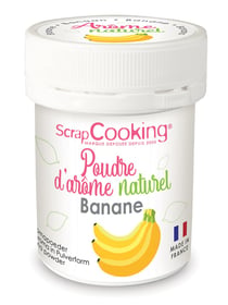 Poudre d'arôme naturel ScrapCooking® - Banane - 15 g
