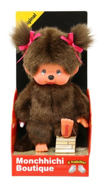 Peluche Monchhichi l'original - fille