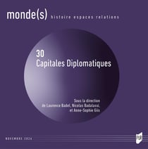 Monde(s) n.28 : Capitales diplomatiques