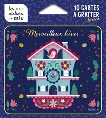 Cartes à gratter merveilleux hiver