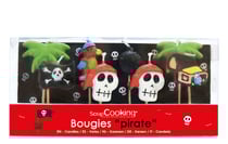 Lot de 4 bougies ScrapCooking® - Pirate