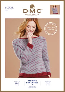 Patron de tricot DMC - Merino essentiel 5 - modèle 6162