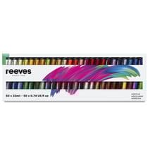 Set de 50 tubes de 22 ml de peinture acrylique Reeves