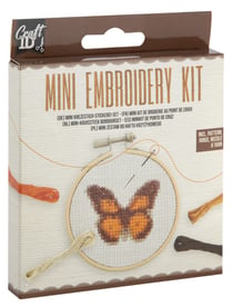 Mini kit de broderie Craft Id – Papillon