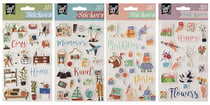 Craft ID - Planche de stickers epoxy - Modèle assortis - Vendu à l'unité