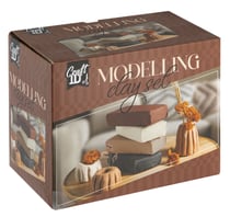 Coffret d'argile auto-durcissante Craft Id - 4 couleurs - 500 g