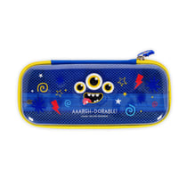Trousse rectangulaire 2 compartiments Legami – Bleu – Monstre