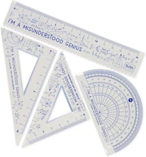 Set de géométrie - Plastique - Legami - Génie