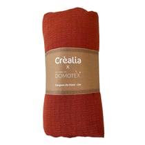 Coupon Bague 2M Crepon Teinture Fauve