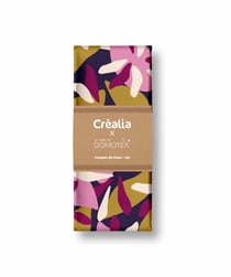 Coupon Bague 2M Viscose Patoche Bleu / Rose 1S Num L1