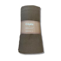 Coupon Bague 2M Crepon Teinture Caribou