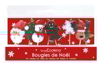8 bougies de Noël - Scrapcooking