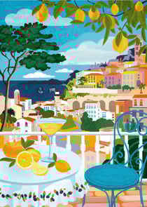 Puzzle 1000 Pièces - Balcon Italien par Caroline Lhôte