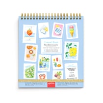 Cartes de voyage à aquareller Travel Book La Petite Epicerie - Méditerranée